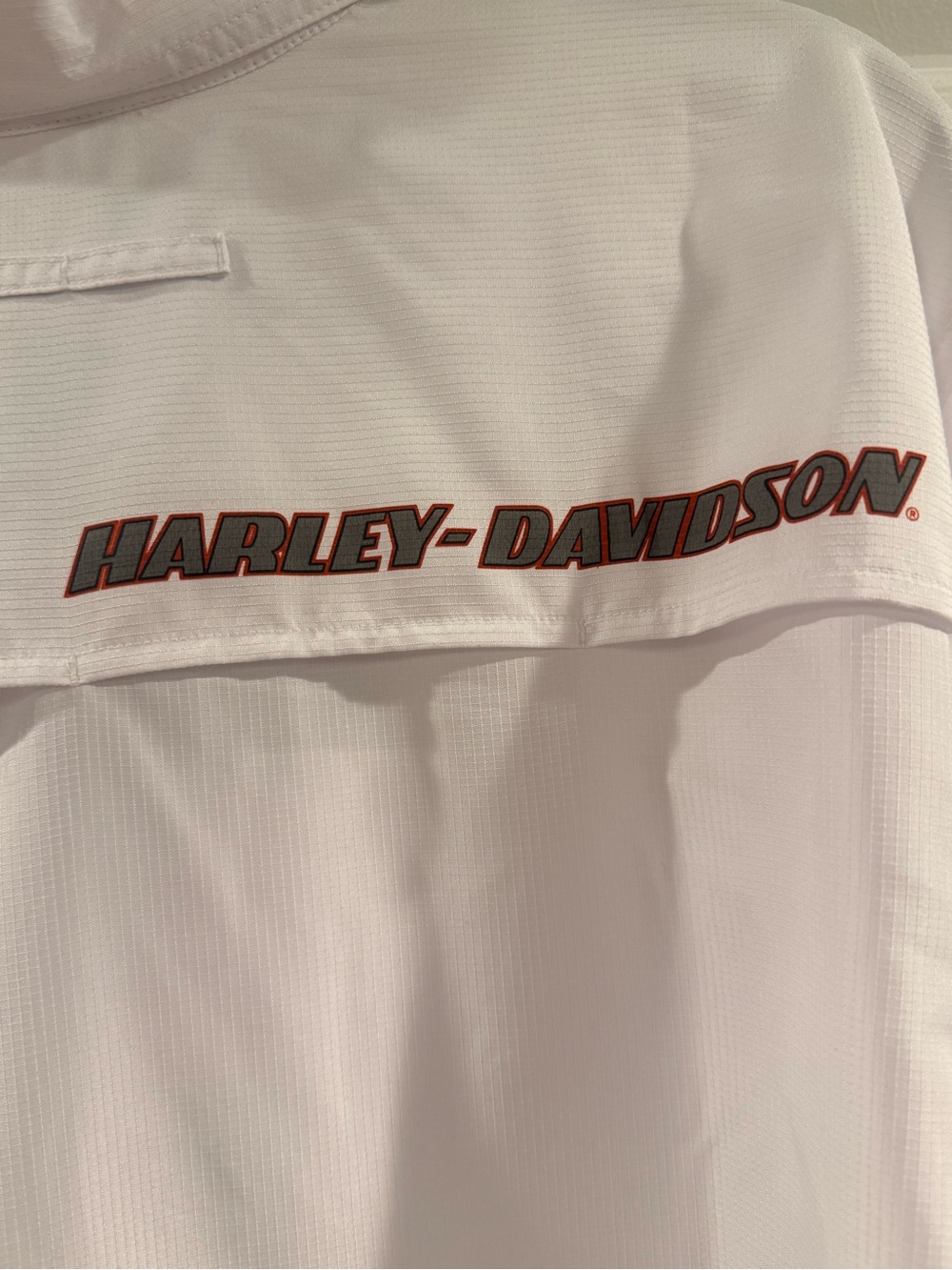 HARLEY-DAVIDSON Men's Performance Long Sleeve Shirt L White NWT - Picture 4 of 8